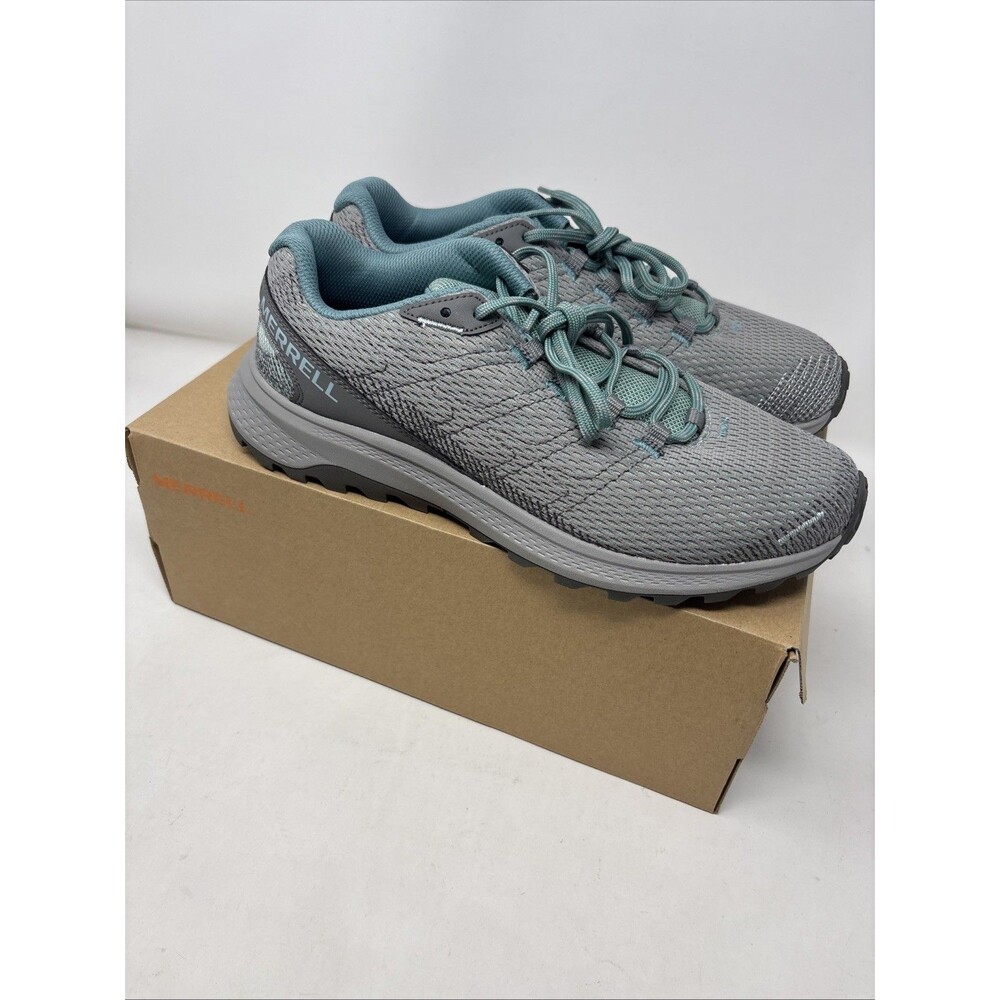 NIB Merrell Fly Strike Trail Running Shoes Women's Size 10 Paloma Grey